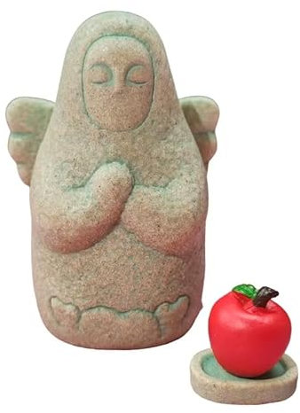 Lummitwit 3,55 Zoll Betende Engel Statue Göttin Hylia Statue Harz Statue Fisch Tank Dekoration Schreibtisch Dekoration Spielzimmer Dekoration Computer Schreibtisch Dekoration Zelda Geschenk (Ein