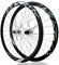 HZXQCVB 700C Rennrad-Laufradsatz Doppelwandige Felgen Aus Aluminiumlegierung Höhe 36mm Scheibenbremse Räder 24H Straight Pull Speichen Steckachsen-Naben Für 8-12 Gänge(Titanium)