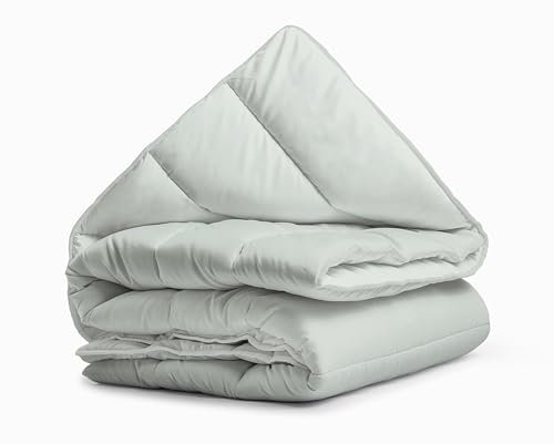 Sleeptime Bettdecke - Cremefarben - 140 x 200 - Waschbare Bettdecke - 4 Jahreszeiten - Anti-Allergene Steppdecke