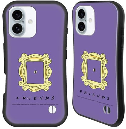 Head Case Designs Licenza Ufficiale Friends TV Show Spioncino Cornice Iconico Custodia Cover Ibrida Compatibile con Apple iPhone 16