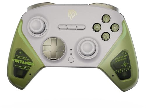 EasySMX D10 Elite Controller Wireless PC con Base di Ricarica– Joystick TMR– Trigger Hall a Doppia Modalità– Pulsanti Meccanici– Polling 1000 Hz– RGB per PC/Switch/Mobile– Idea Regalo per Gamer– Verde