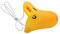 KONTONTY Divertida máscara de nariz de pato. nariz de pato cosplay disfraz de nariz falsa máscara de disfraces de patos kit de disfraces de animales pico de ganso emulsión Amarillo