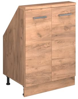 Vicco Meuble sous Pente R-Line, Chêne doré, 60cm