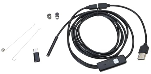 USB Endoscope Camera With 6 Adjustable LED Lights Borescope Snake Waterproof Plumbing Inspection For Phone Industrial Camera Tool