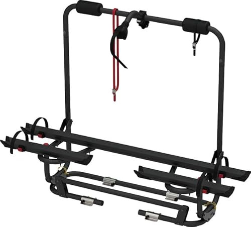 Fiamma Carry Bike Caravan XL A Pro 200 Fahrradträger, Deichselmontage, 2 Räder, Schwarz, 7,5 kg, 38x128x100 cm, Aluminium, 50 kg Traglast