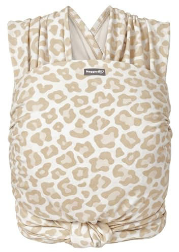 Hoppediz Elastisches Babytragetuch ab Geburt, Kigali 5,40 m | Ergonomisches Tragetuch für frühgeborene und neugeborene Babys bis 9 kg, inkl. Anleitung