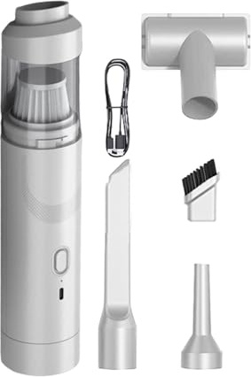 Aspirateur pour petites voitures – Moteur sans balais puissant de 200 W 19000 Pa puissance d'aspiration Système de filtration HEPA interne Connexion d'alimentation en mode portatif | Nettoyeur de