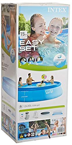 INTEX 26166UK Easy Pool, Blue, 15 ft x 42-Inch