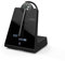 Jabra Engage 75 On-Ear Dect Convertible Headset - Skype for Business zertifizierter drahtloser Kopfhörer mit Noise-Cancelling für Tischtelefone und Softphones - schwarz