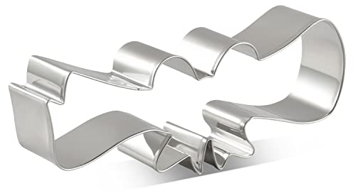 KENIAO - Stampo per biscotti per diploma di laurea, 12,7 x 5,1 cm, in acciaio INOX
