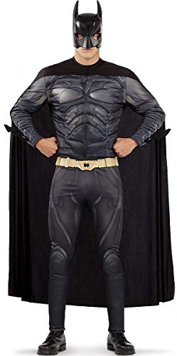 Funidelia Costume Ufficiale di Batman Il Cavaliere Oscuro per Uomo, Tenuta da Supereroe per Adulto, Costumi di Halloween e Carnevale – Taglia XL