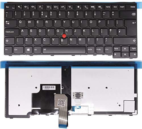 Lenovo ThinkPad T450/T450s UK English Backlit Keyboard With Mouse Pointer Frame Included