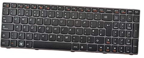 P Prettyia English Replacement Keyboard Notebook Keyboard Replacement Key for Lenovo G580 Z580A