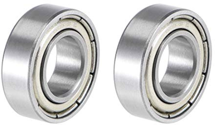sourcing map 2 Stück 688ZZ Rillenkugellager 8mm x 16mm x 5mm Kugellager Bearing Skateboard Bearings Skateboard Kugellager Rollenlager Doppelgeschirmt Chromstahl P5(ABEC5)