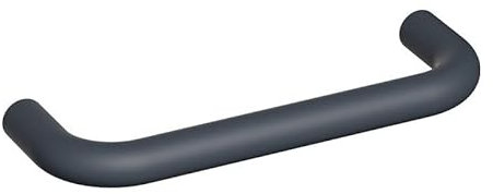 Möbelgriff 548.106B Ku.92 grau ma 96mm HEWI