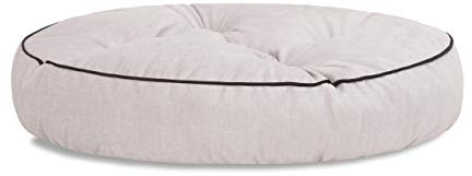 PillowPrim Bodenkissen – Palettenkissen – Für Meditationsliebhaber – Entspannung & Stil – Rundes Bodenkissen im japanischen Stil – Beige – 57x57 cm