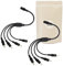 2X Doubleur séparateur rallonge 4 Voies vipère Cable 12v DC 5,5 x 2,1 mm Extension 30cm caméra Alimentation sécurité