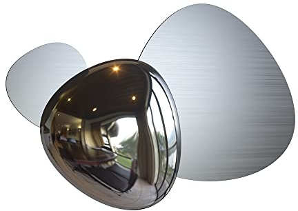 Maytoni Moderne Wandleuchte Jack-stone LED incl. Nickel aus Edelstahl 200 Lumen Energieeffizient 8W für Küche, Schlafzimmer, Wohnzimmer, Esszimmer, Lobby