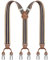 Dresime Hosenträger Herren Hosenträger für Hosen mit 6 starken Metallclips, Y-Rücken verstellbare Hosenträger Hosenträger Heavy Duty elastische Herren Hosenträger