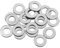 M8 Stainless Steel Washers, 15mm x 1.5mm Flat Penny Round Spacers (20 Pack)