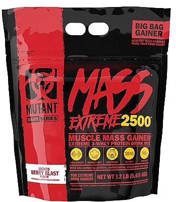 Mutant Mutant Mass Extreme 2500, Jacked Berry Blast - 5450g
