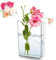 TOPBELIEF Buchvase für Blumen, kreative klare Buchvase, neue Acryl-Buchförmige Vase, Kunststoffvasen Blumen Blumenarrangement und ästhetisches Heim-Bücherregal, Raumdekoration