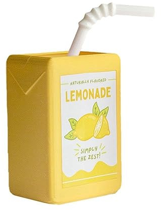 Evvmnaks 1 Stück Dekorative Vase aus Kunstharz, Vintage-Inspiration, einzigartiges Design, Orangensaftvase, einzigartige Blumenvase, einzigartiger Tisch, Gelb