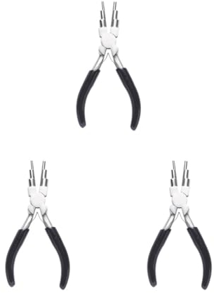 3 Set 6 in 1 Bail Wire Looping Forming Zange für DIY Loop und Biegeringe schwarz