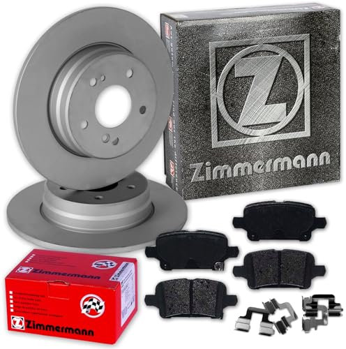 Zimmermann Bremsscheiben 288mm + Beläge hinten passend für INSIGNIA B