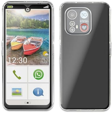 Fixgut® Hülle kompatibel mit Emporia ME.6 / Emporia Smart 6, Soft TPU Schutzhülle Case
