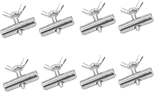 8Pcs Rv Awning Rail Stoppers 8 mm Piping Rail Stoppter for RV, Caravan, Motorhome, Camping Tent Equipment, Awning Accessories, 304 Stainless Steel