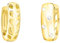 SOFIA MILANI - Damen Ohrringe 925 Silber - vergoldet/golden & mit Zirkonia Steinen - Creolen - E2532