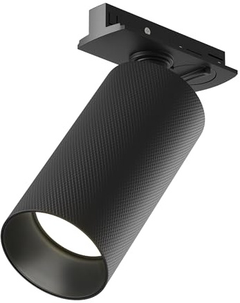 MAYTONI DECORATIVE LIGHTING Moderne Strahler für Schienensysteme Artisan 1xGU10 excl.aus Aluminium Schwarz 12W für Küche, Schlafzimmer, Wohnzimmer, Esszimmer, Lobby