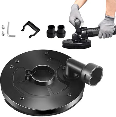 Schleifschutz, Winkelschleifer-Staubschutz | Schutzblech-Winkelschleifer,Mehrzweck-Staubschutzhülle mit ergonomischem Griff zum Polieren von Autos, Marmorreparaturarbeiten und Fliesenverglasungen