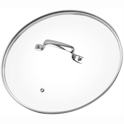 10 Inch Glass Lid for Lodge Cast Iron Skillet, 10 OXO Obsidian Frying Pan, Calphalon stainless pans and Other 10-10.25 Inch Kitchenware