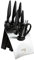 Rockingham Forge Greenworks 7 Piece Knife Block Set, Black