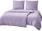 RUIKASI Bettwäsche 135x200 4teilig Lila - Lavendel Bettwäsche-Sets Oeko-TEX, 2 Bettbezüge 135x200cm + 2 Kissenbezüge 80x80cm mit Reißverschluss, Weich und Bügelfrei