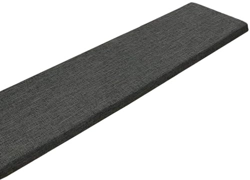 uyeoco Sitzbankkissen Outdoor & Indoor - 120/130/160/180 x 30/35/40/50 cm - rutschfeste Sitzauflage für Gartenbank, Terrasse, Erkerbank, Schaukel oder Veranda (2-3-4 Sitzer)(dunkelgrau,150x35x5cm)