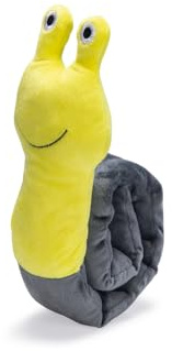 Beeztees Hide and Seek Schnecke, Hundespielzeug, Plüsch, 72x10,5x5 cm