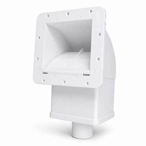 MotiveTech Skimmer en Plastique Facile à Installer Skimmer avec Clapet Résistant Résistant à Panneau Porte d’écumoire pour Installateurs