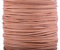 KONMAY Cordon Rond en Cuir véritable - 22.5 m 1.0mm Cordon Rond en Cuir pour La Fabrication de Bijoux, Naturel