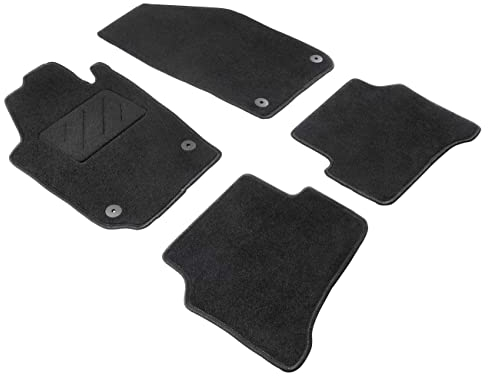 Walser Comfort Auto Teppiche für Skoda Fabia III 08/2014-06/2021, 100% passgenaue Auto Fußmatten Made in Europe, Fußmatte Auto, Autoteppich Auto, Fussmatten Auto