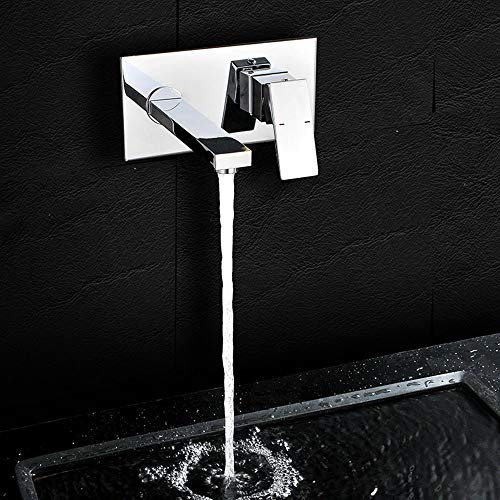 Wand Waschtisch Dusche Wasserhahn YUNRUX Badarmatur Spülbecken Wasserhahn Einhebel Mischbatterie Waschtisch Armatur Waschtischarmatur Wasschbecken