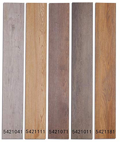 TOPWAY SPC Stone Plastic Composite Luxury Vinyl Click Flooring Sample 290x145x4mm 5 Colours Set