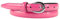 Mix Your Beauty MYB Cintura Donna in vernice - Vera Pelle Made In Italy - 20 mm - diversi colori e taglie disponibili (90-105 cm, Fucsia)
