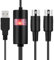 TNP Midi to USB Cable Interface Converter - IN OUT Midi Cable Host Adapter Plug Controller Wire Cord For Keyboard Synthesizer Device to Mac Pc Computer Laptop iPad iPhone Music Studio (Black 6 FT)
