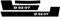 Deutz Aufkleber für Traktor D5207 Logo Emblem Sticker Label (ohne Rahmen)