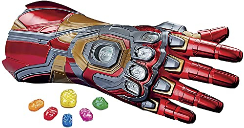 Avengers Marvel Legends Series Iron Man Nano Gauntlet Articulated Electronic Fist with Lights and Authentic Movie Sounds and Removable Infinity Stones Multicolor