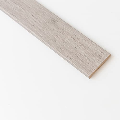10 PZ Di COPRIFILO IN MDF ROVERE GRIGIO R6 MM.10X70X24