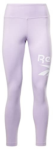 Reebok Damen Identity Logo Leggings, Purple Oasis, M